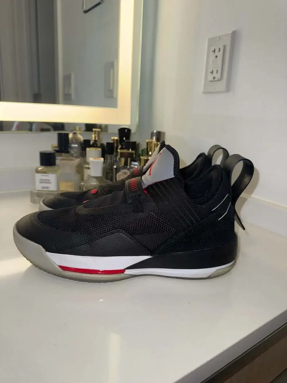 Air Jordan XXXIII SE 'Black Cement' Basketball Shoes (CD9560-006) Sz 9